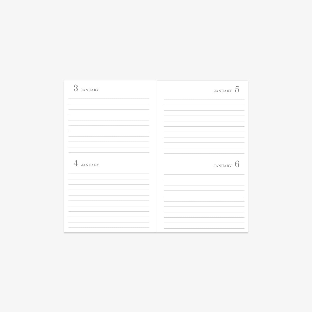PAPERSTYLE JOURNAL 'DAYS TO REMEMBER' // LINEN