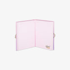 Cat diary with locker open. Pages with cat designs.