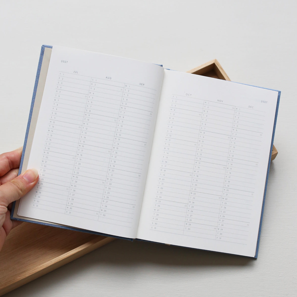 NOTEBOOK CALENDAR 2027 // ENGELSK