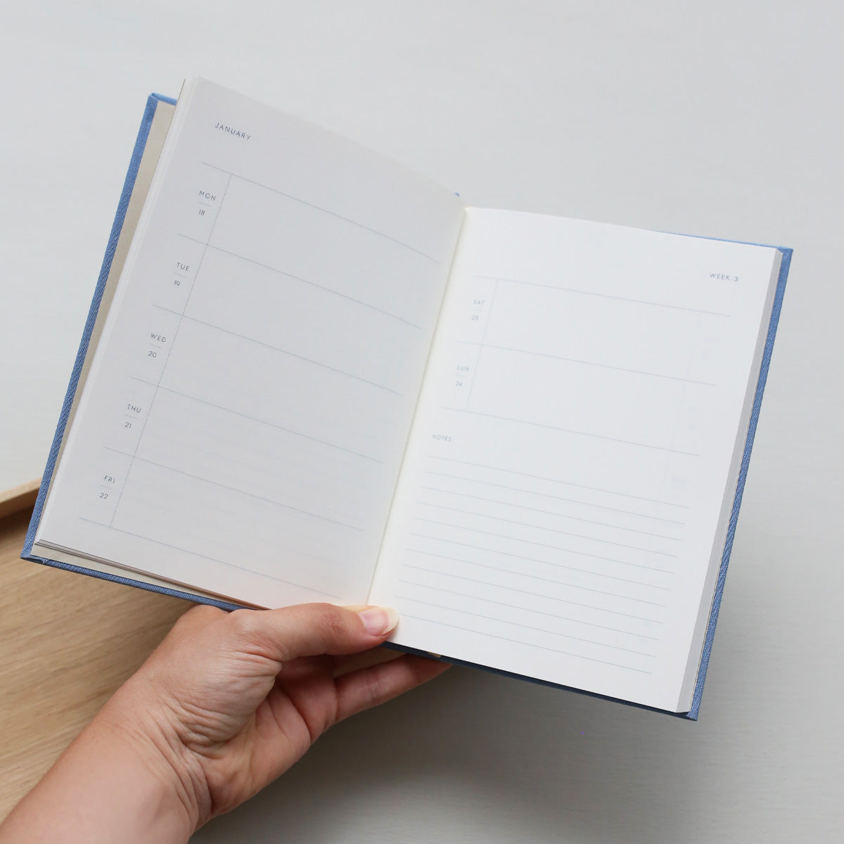 NOTEBOOK CALENDAR 2027 // ENGELSK