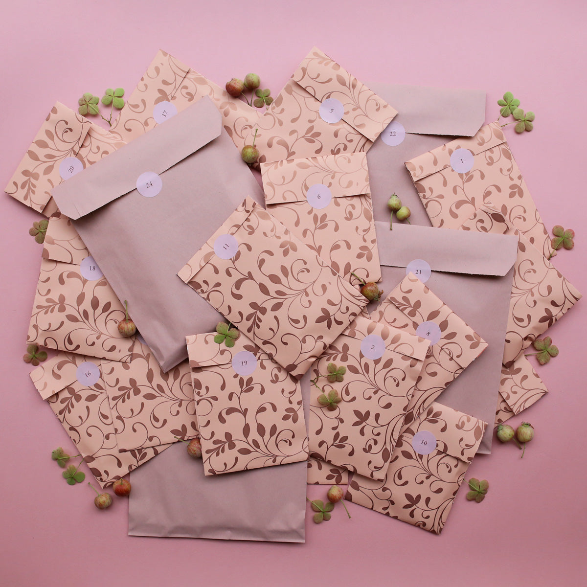 ROSAMØNSTRET GAVEPOSE // S