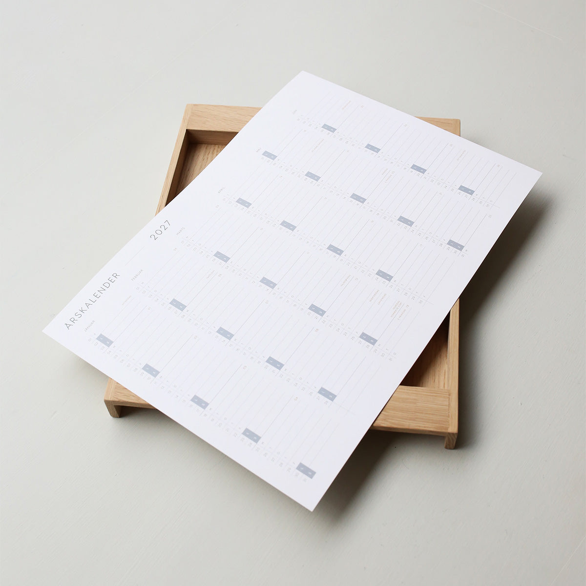 A3 KALENDER 2027 (DANISH)