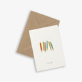 GREETING CARD // COLOR STICKS