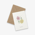GREETING CARD // FLORAL WISHES