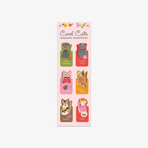 MAGNETIC BOOKMARKS // COOL CATS