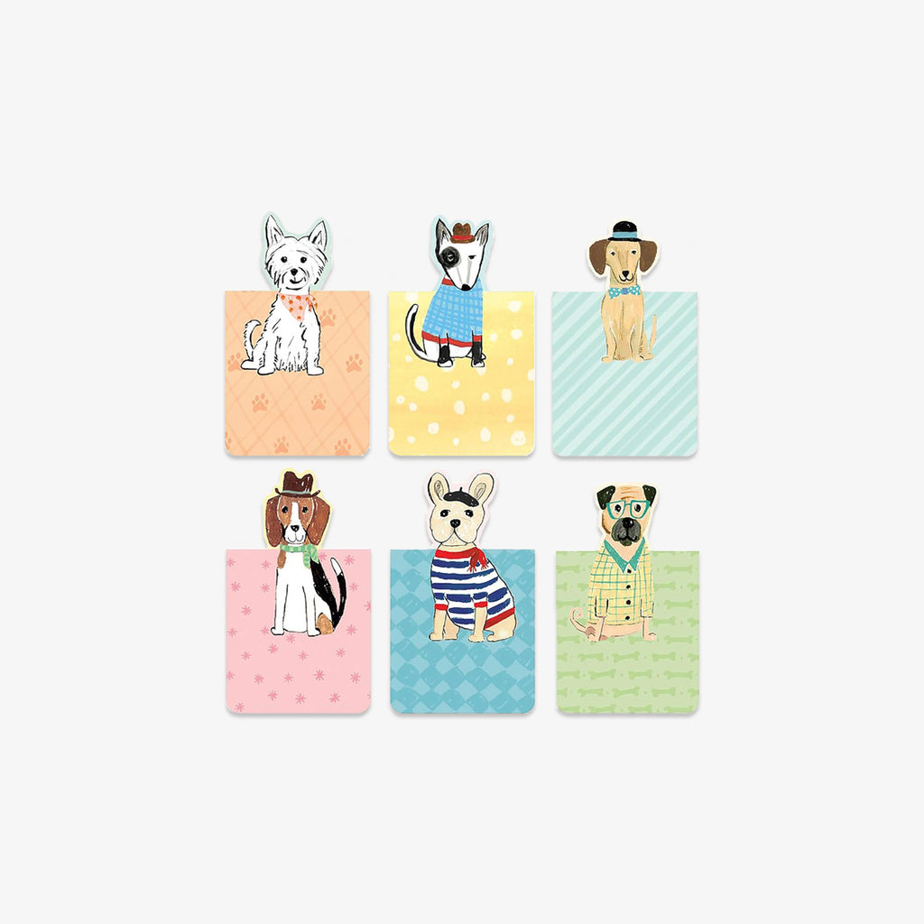 MAGNETIC BOOKMARKS // COOL DOGS