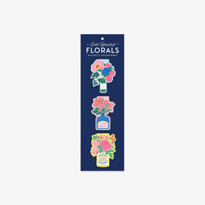 MAGNETIC BOOKMARKS // FLORALS