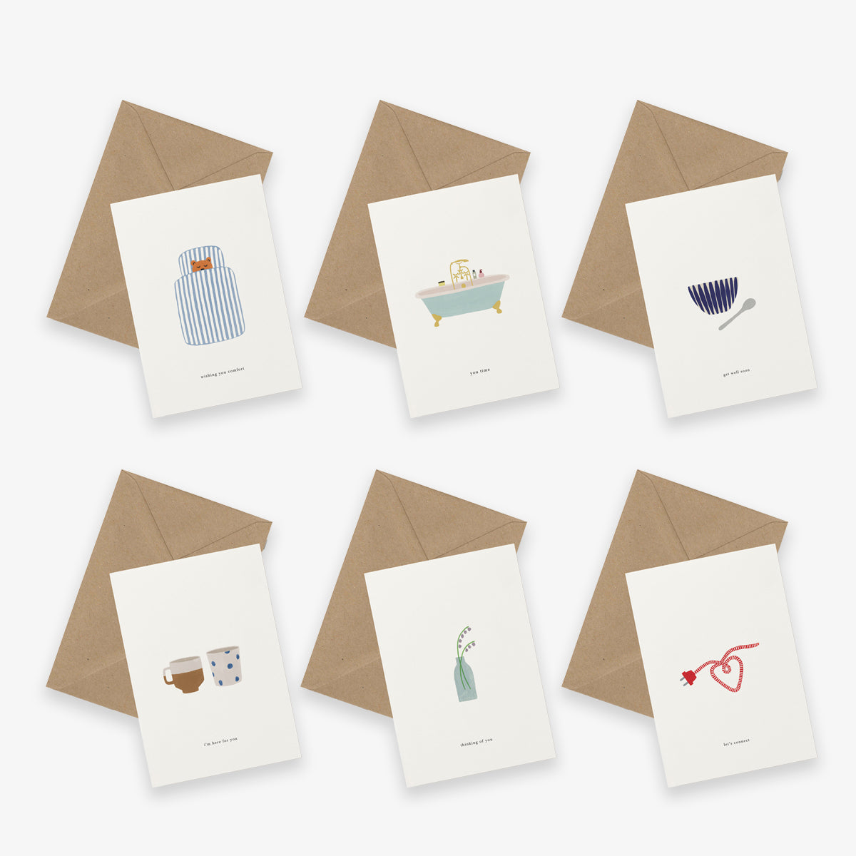 GREETING CARD BUNDLE OF 6 // SPREAD SOME CALM