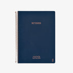 KOZO SPIRALBUNDEN NOTESBOG A4 TERN // NAVY