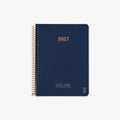 KOZO SPIRAL-BOUND CALENDAR 2027 A5 (DANISH) // NAVY