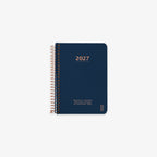 KOZO SPIRAL-BOUND CALENDAR 2027 A6 (DANISH) // NAVY