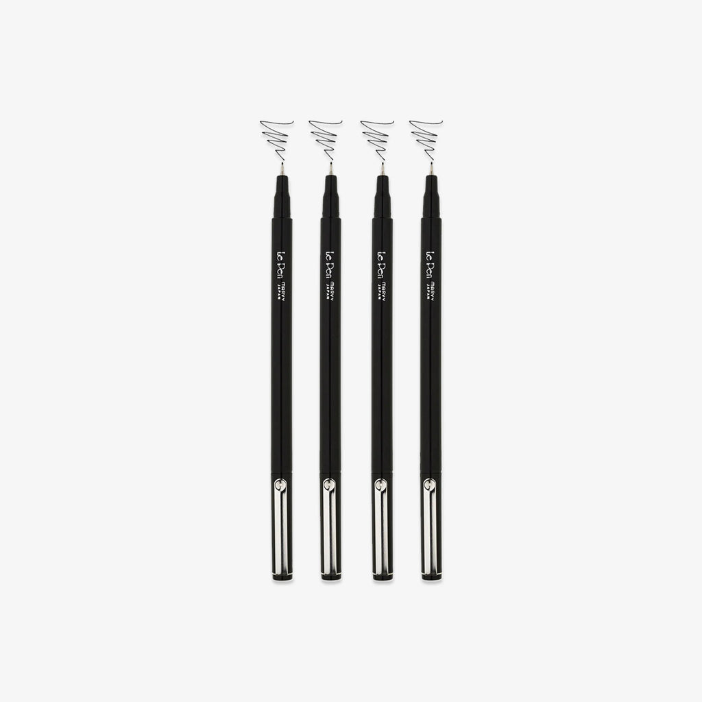 LE PEN SET 4 PCS // BLACK