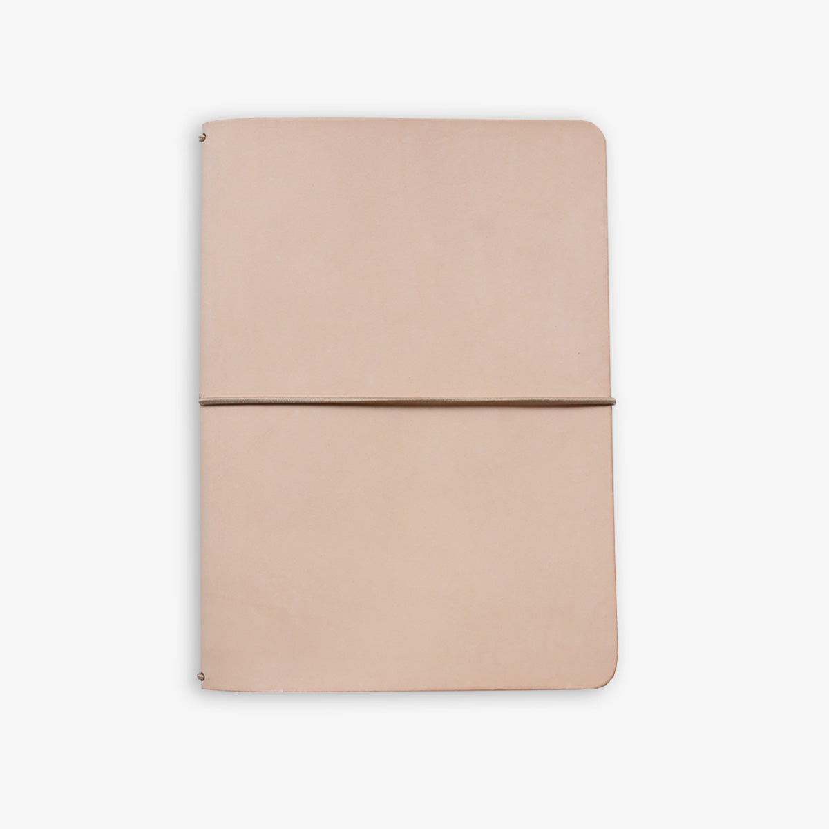 MULTI ELASTIC BAND LEATHER FOLDER // NATURAL