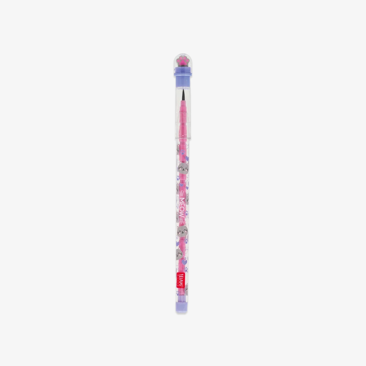 STACKABLE PENCIL WITH ERASER // KITTY