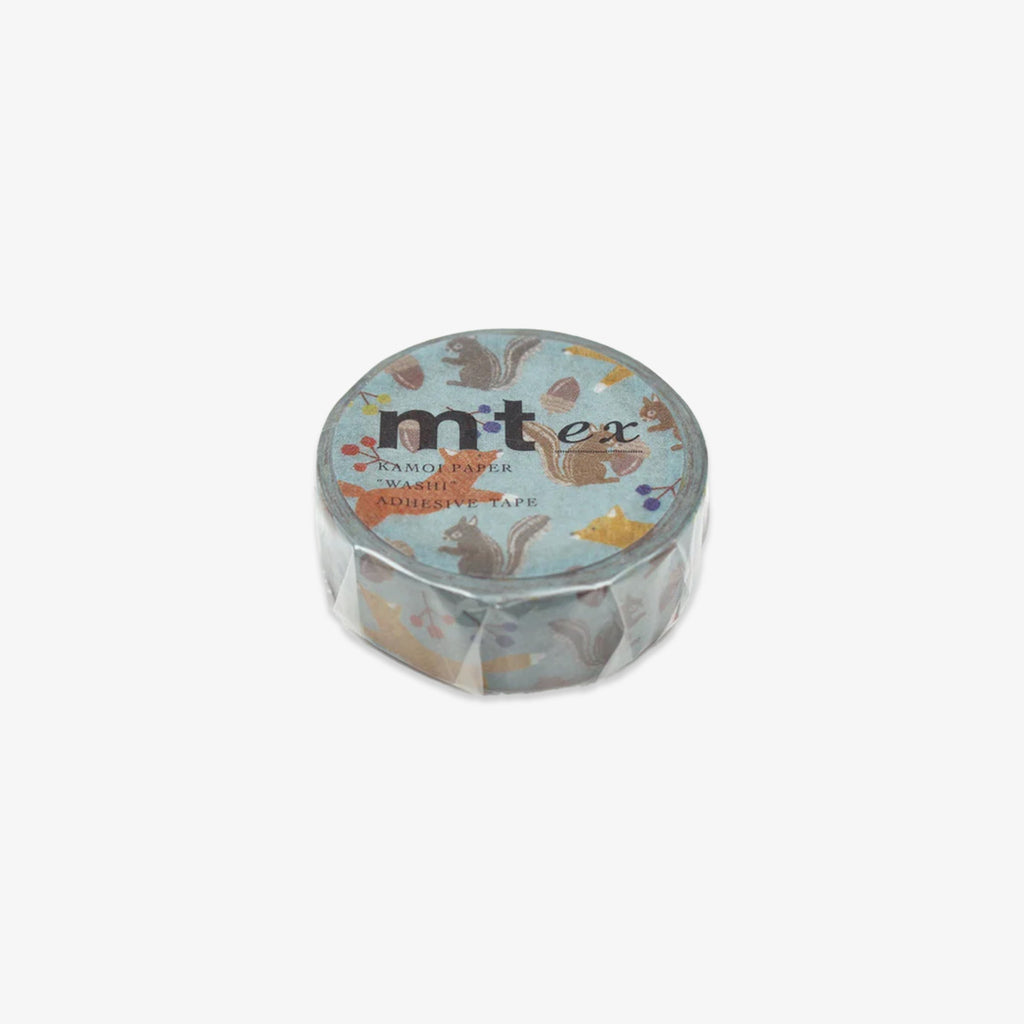 MT MASKING TAPE EX // EMBROIDERY FOX & SQUIRREL