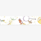 Masking tape with illustrations of people