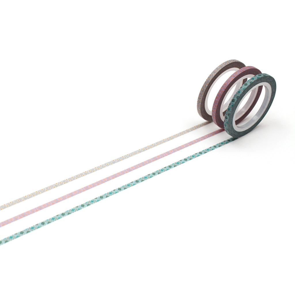 MT MASKING TAPE SLIM 3 PACK // CROSSSTITCH