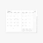 KALENDER SEP 2026 - DEC 2027 A5 // BLÅ GRADIENT