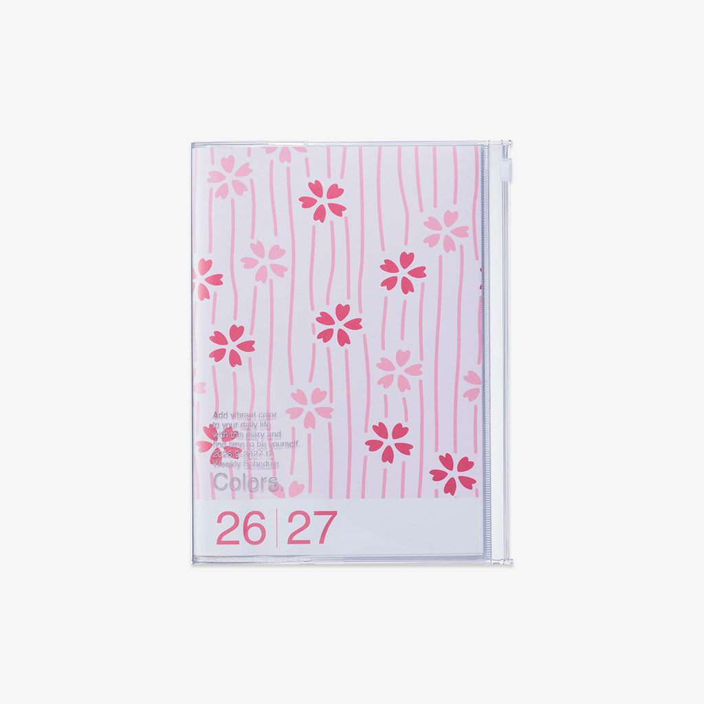 CALENDAR SEP 2026 - DEC 2027 A5 // CHERRY BLOSSOM