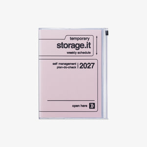 KALENDER SEP 2026 - DEC 2027 A5 // STORAGE.IT PINK