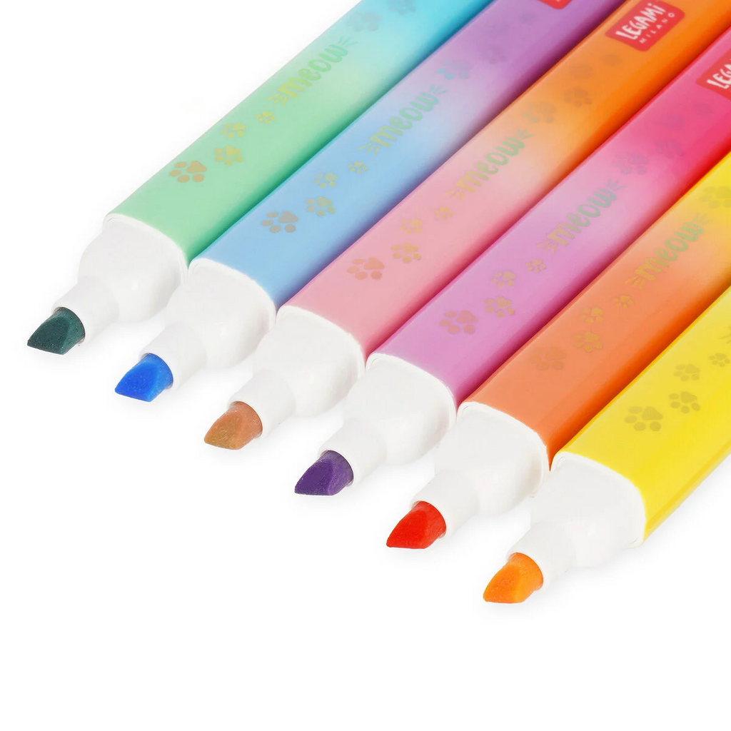 MEOW HIGHLIGHTERS // SET OF 6
