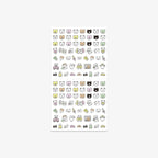 CALENDAR STICKERS // PICTOGRAPH BEAR