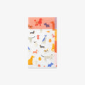 Pocket folder with dog illustrations.