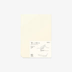 Notepad with minimalist design on a white background