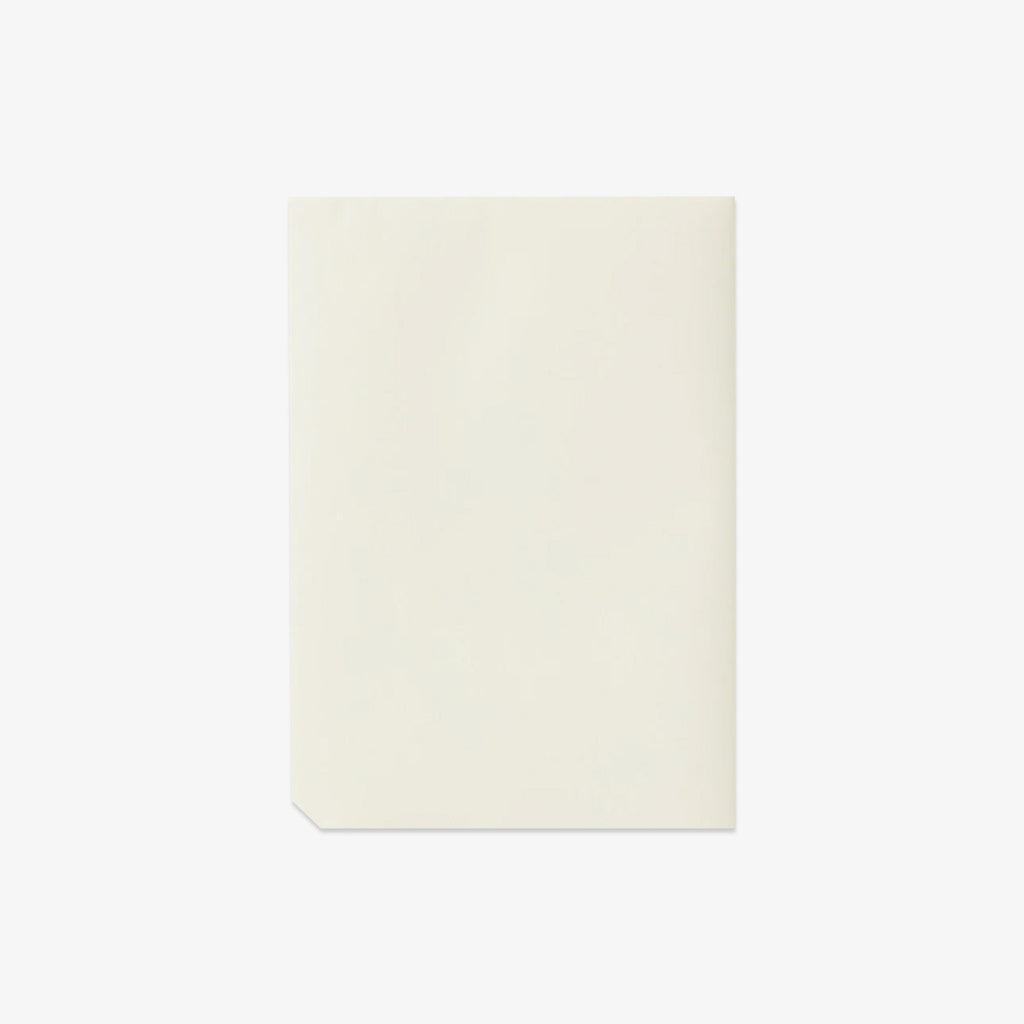 Beige color notepad on a white background