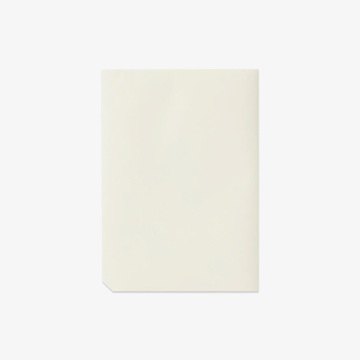 Beige color notepad on a white background