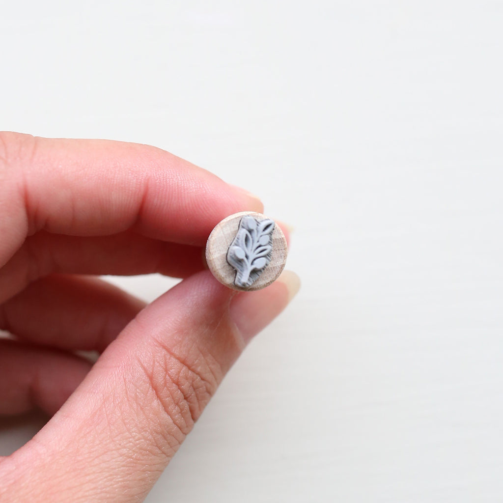 MINI RUBBER STAMP // OLIVE BRANCH