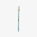 Light blue pen with Moomin on a white background