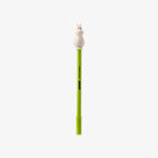 Green pen with Moomin on a white background