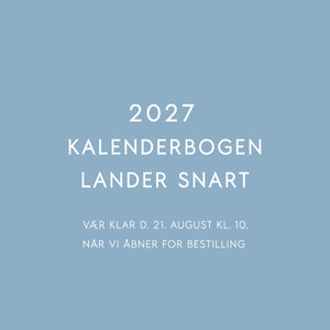 KALENDERBOG 2027 // DANISH
