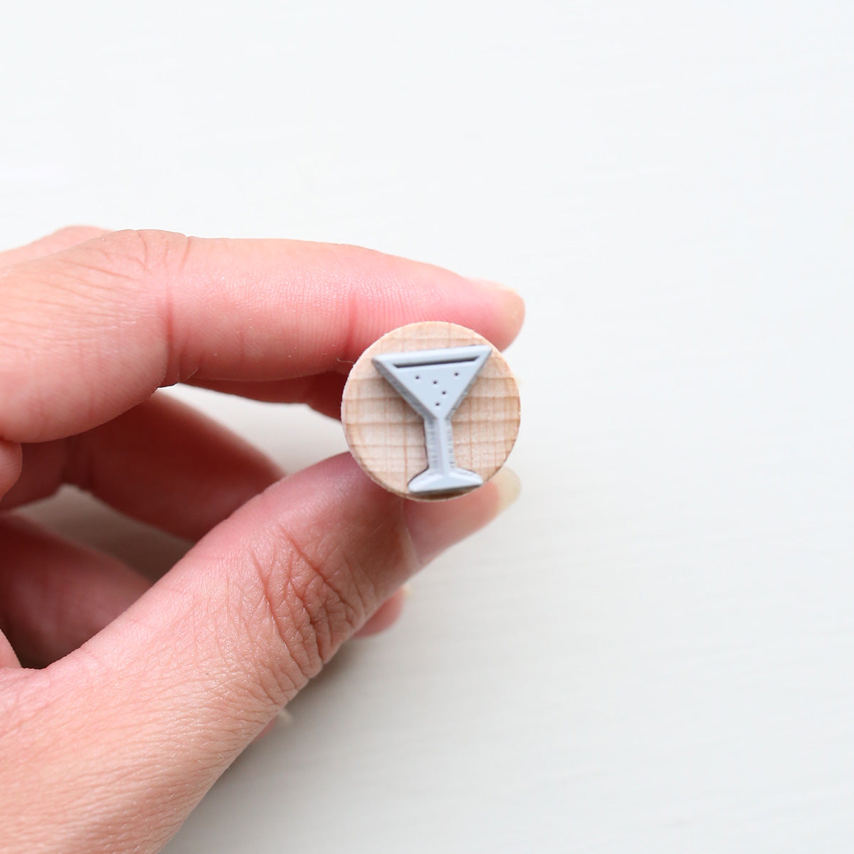 RUBBER STAMP // COCKTAIL GLASS