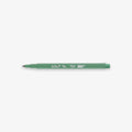 jade green pen on a white background