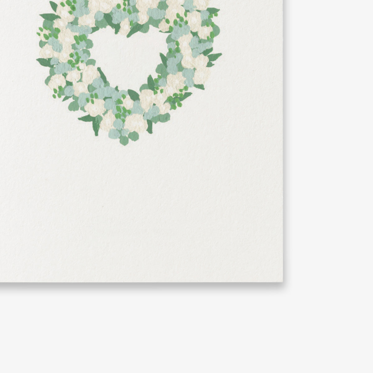 SMALL GREETING CARD // FLOWER HEART II