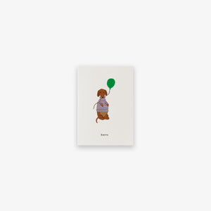 SMALL GREETING CARD // HUND (DANISH)