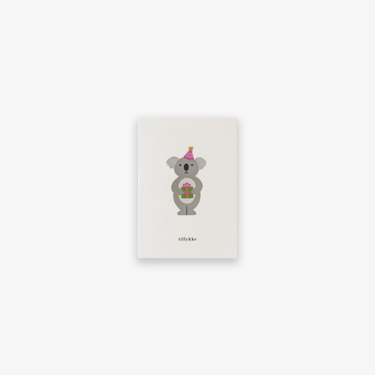 SMALL GREETING CARD // FØDSELSDAGSKOALA
