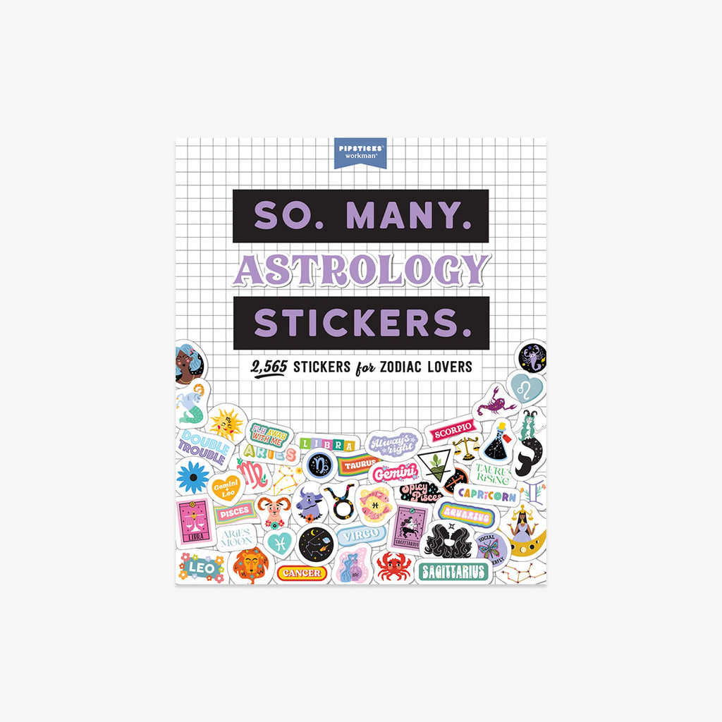 KLISTERMÆRKEBOG // SO. MANY. ASTROLOGY STICKERS.