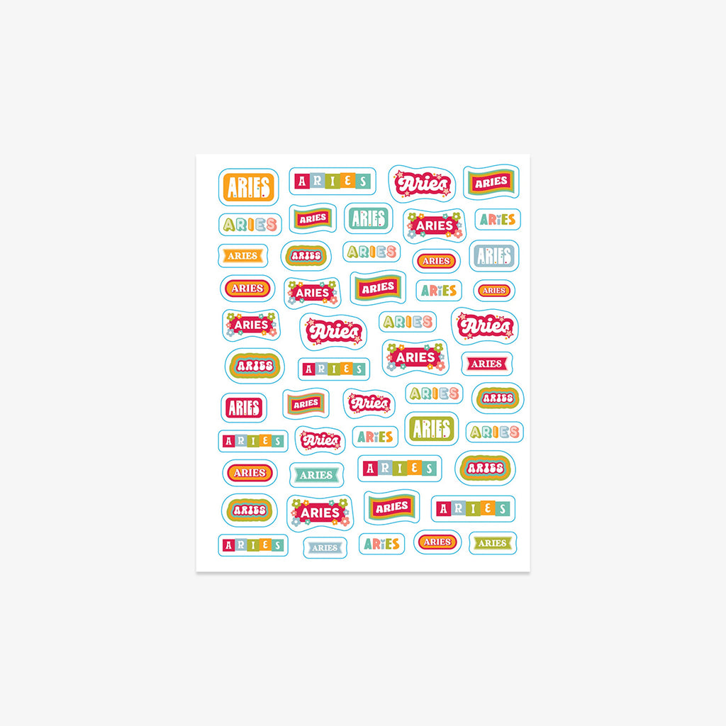 KLISTERMÆRKEBOG // SO. MANY. ASTROLOGY STICKERS.