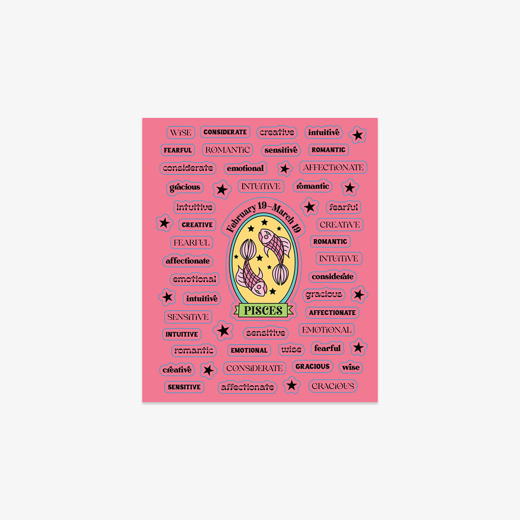 KLISTERMÆRKEBOG // SO. MANY. ASTROLOGY STICKERS.