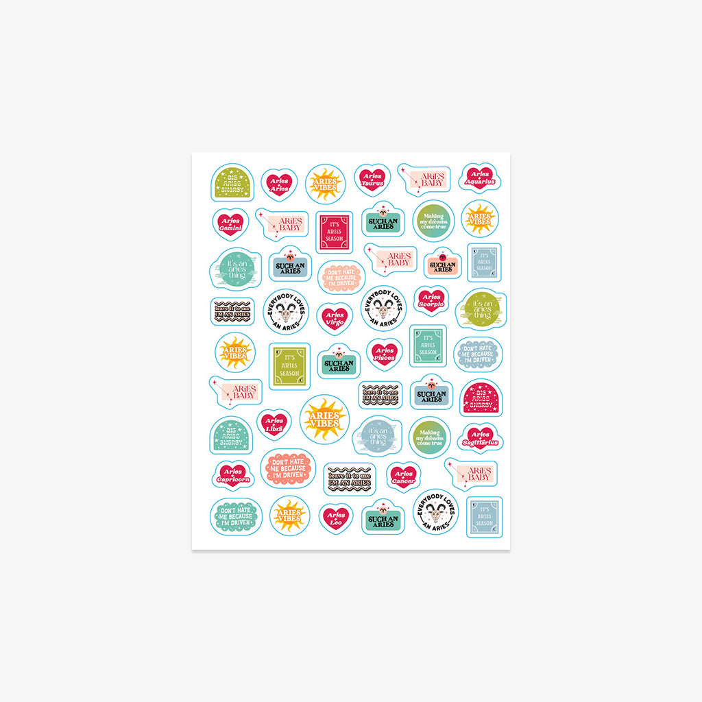 KLISTERMÆRKEBOG // SO. MANY. ASTROLOGY STICKERS.