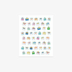 KLISTERMÆRKEBOG // SO. MANY. SNAIL MAIL STICKERS.