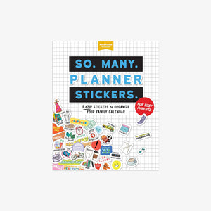 KLISTERMÆRKEBOG // SO. MANY. PLANNER STICKERS. FORÆLDRE VERSION
