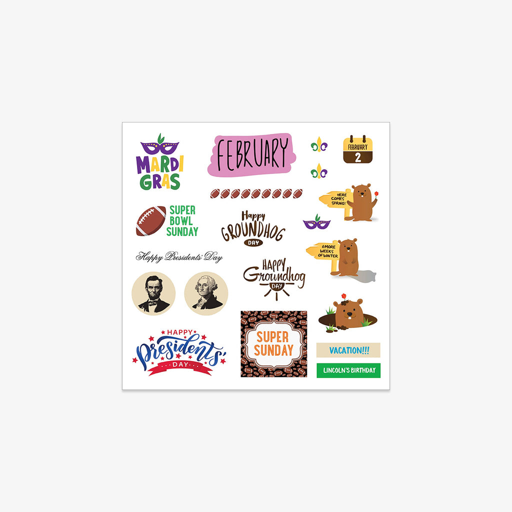 KLISTERMÆRKEBOG // A YEAR IN STICKERS