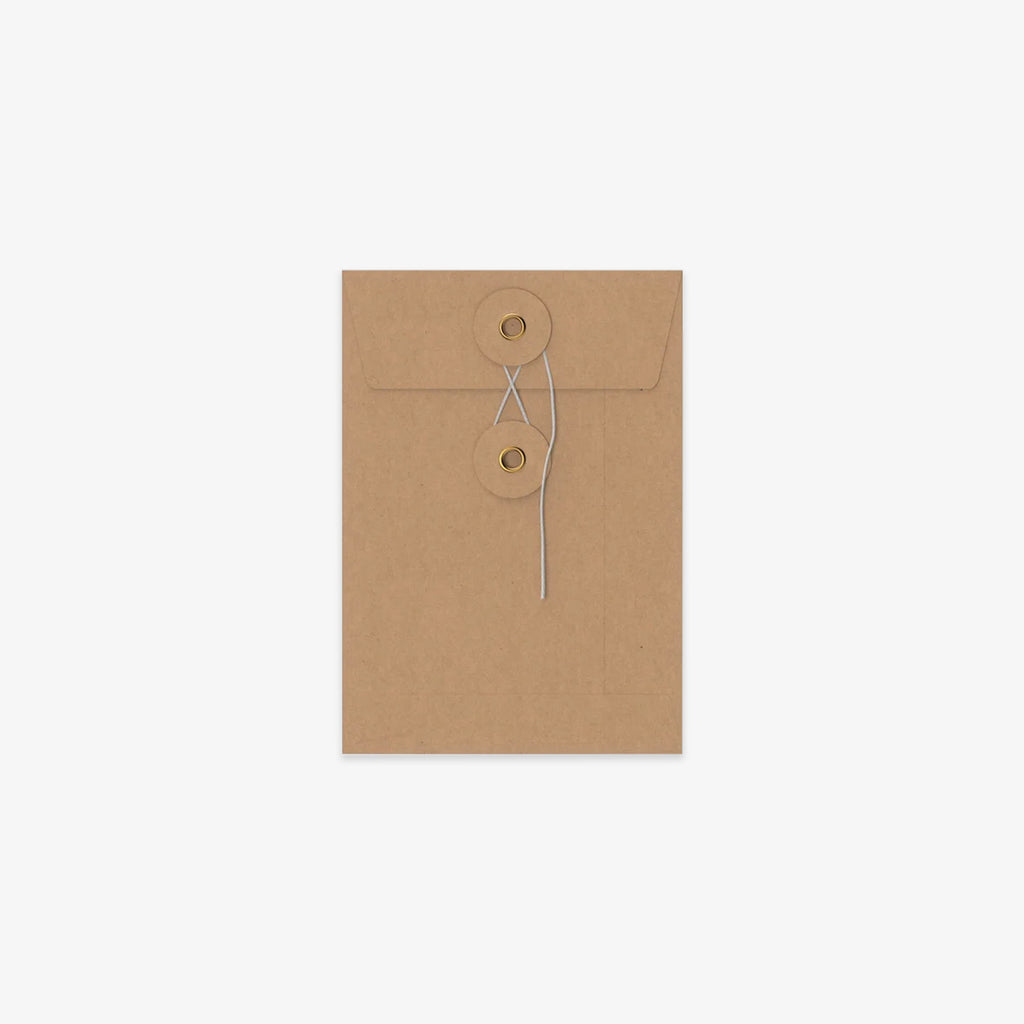 STRING & WASHER ENVELOPE // C6 KRAFT