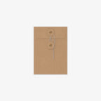STRING & WASHER ENVELOPE // C6 KRAFT