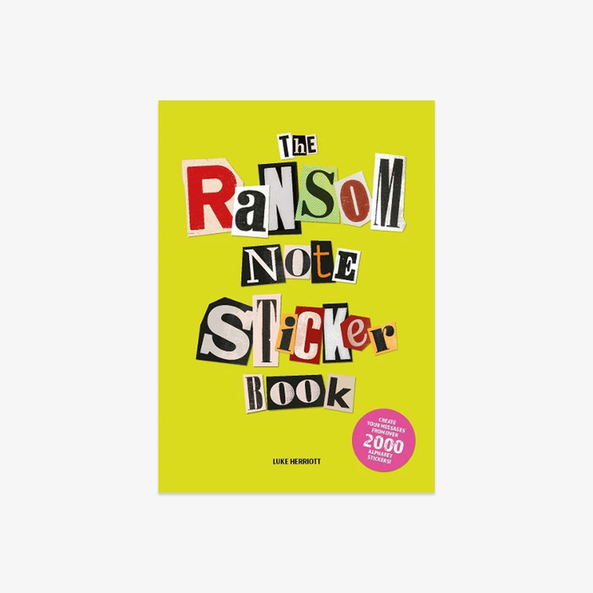 THE RANSOM NOTE STICKER BOOK