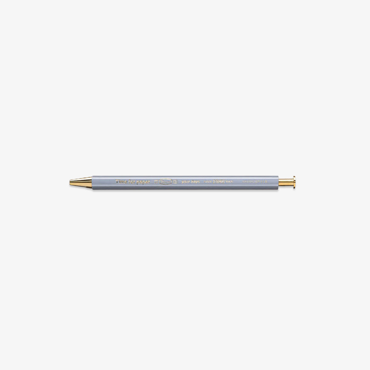 TIME FOR PAPER PENCIL BALL GEL PEN 0.5mm // SILVER